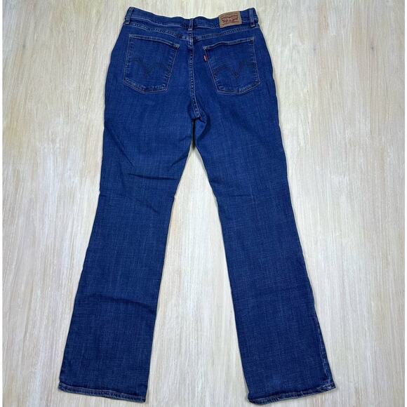 Levi's Blue Denim Medium Wash Classic Bootcut Mid Rise Women's Jeans Size 10 - Picture 5 of 15